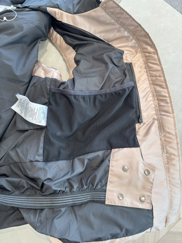 NIGO Dior DiorAlps Belted Puffer Vest Pink Quilted Technical Taffeta #nigo375703