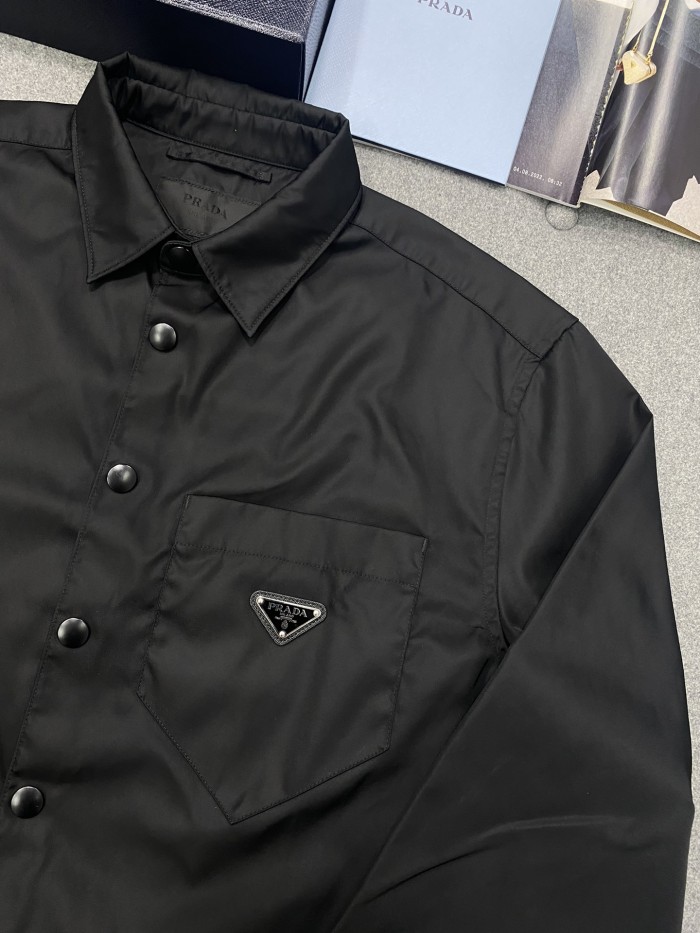 NIGO PRADA Black Re-nylon Shirt #nigo375704