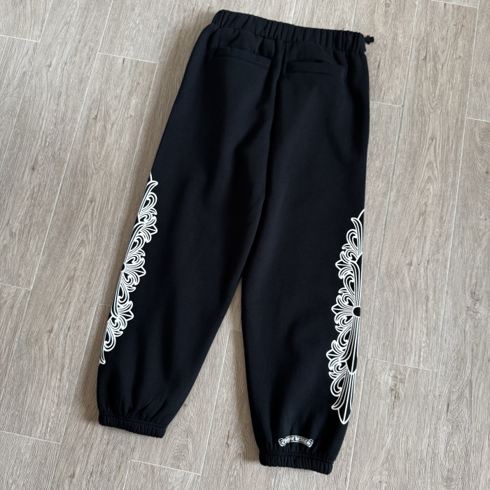 NIGO Chrome Hearts Side Floral Leg Pattern Hooded Sweatshirt Pants #nigo375724