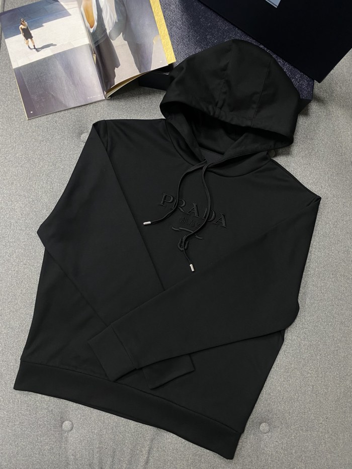NIGO Prada Men's Embroidered Tech Fleece Sweatshirt #nigo287460