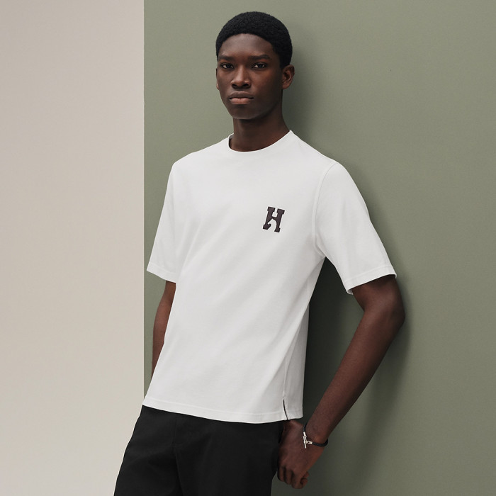 NIGO Hermès H Cheval T-shirt with Leather Detail #nigo375796