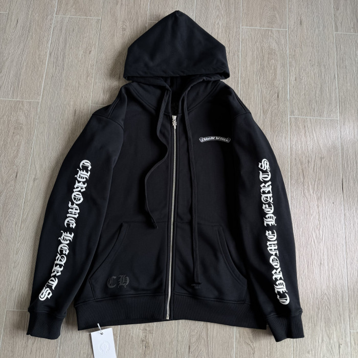 NIGO Chrome Hearts Sanskrit Letters on the Side Jacket Hooded Sweatshirt Pants #nigo375726