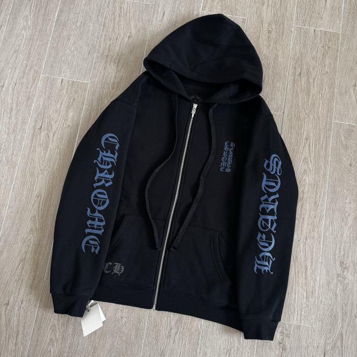 NIGO Chrome Hearts Blue Sanskrit Letters Waffle Lining Hooded Sweatshirt Pants #nigo375714