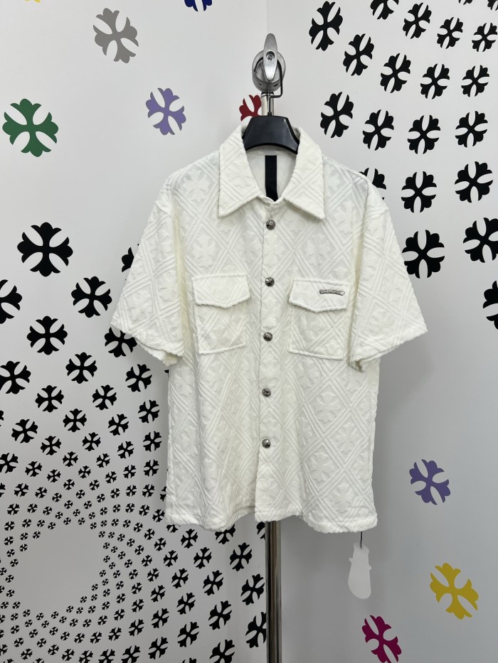 NIGO Chrome Hearts Terry Jacquard Short-sleeved Shirt #nigo375817