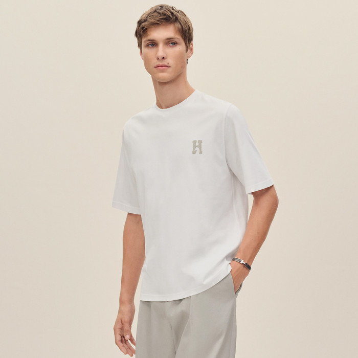 NIGO Hermès H Cheval T-shirt with Leather Detail #nigo375796
