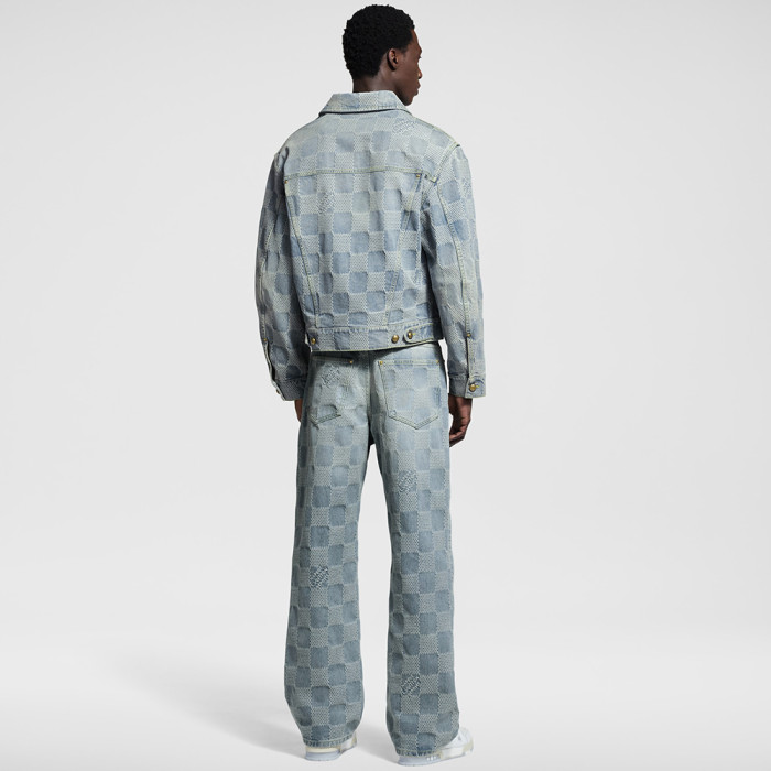 NIGO Louis Vuitton Damier Classic Denim Jacket Pants #nigo375744