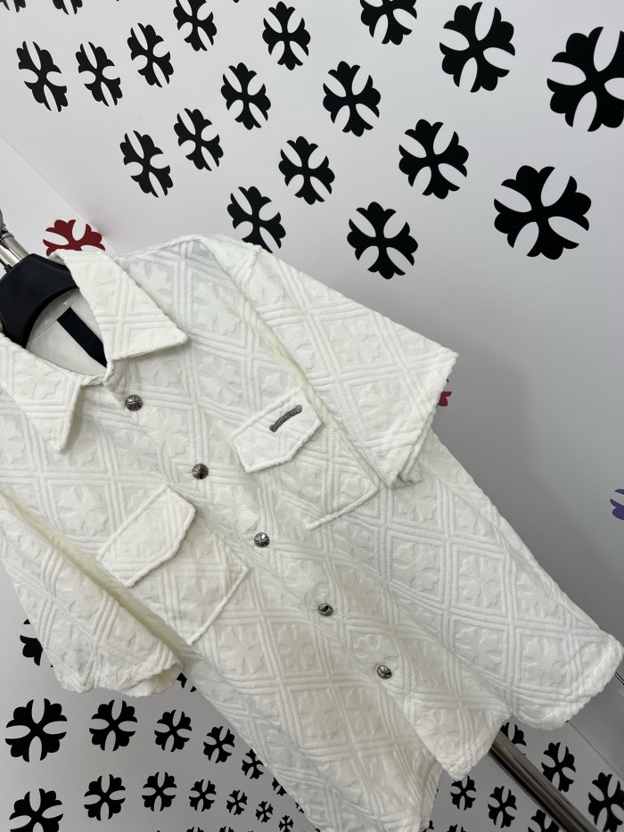 NIGO Chrome Hearts Terry Jacquard Short-sleeved Shirt #nigo375817