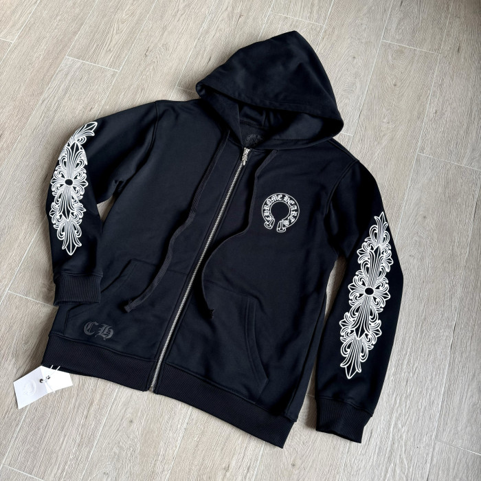 NIGO Chrome Hearts Side Floral Leg Pattern Hooded Sweatshirt Pants #nigo375724