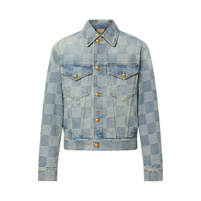 NIGO Louis Vuitton Damier Classic Denim Jacket Pants #nigo375744
