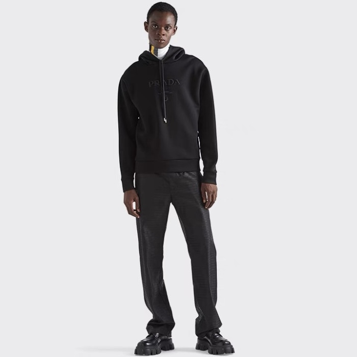 NIGO Prada Men's Embroidered Tech Fleece Sweatshirt #nigo287460