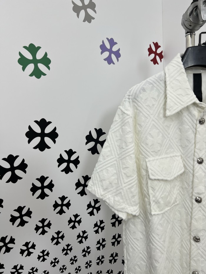 NIGO Chrome Hearts Terry Jacquard Short-sleeved Shirt #nigo375817