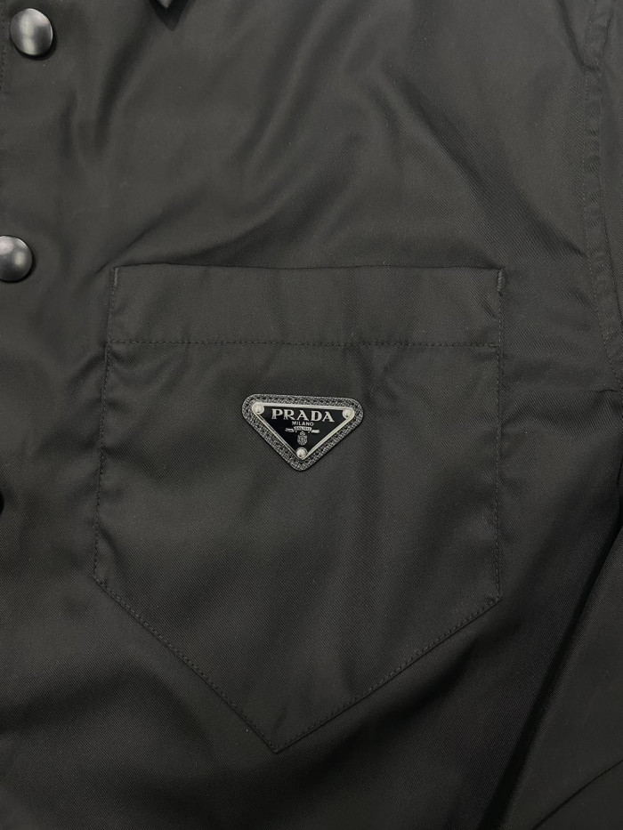 NIGO PRADA Black Re-nylon Shirt #nigo375704