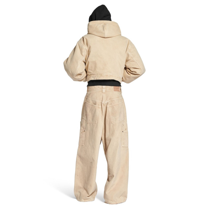 NIGO Balenciaga Men's Cropped Hooded Workwear Jacket #nigo375601
