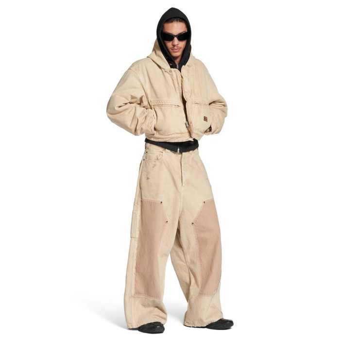 NIGO Balenciaga Men's Cropped Hooded Workwear Jacket #nigo375601