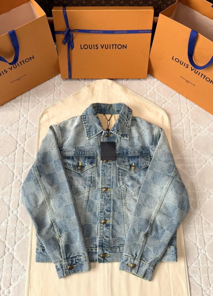 NIGO Louis Vuitton Damier Classic Denim Jacket Pants #nigo375744