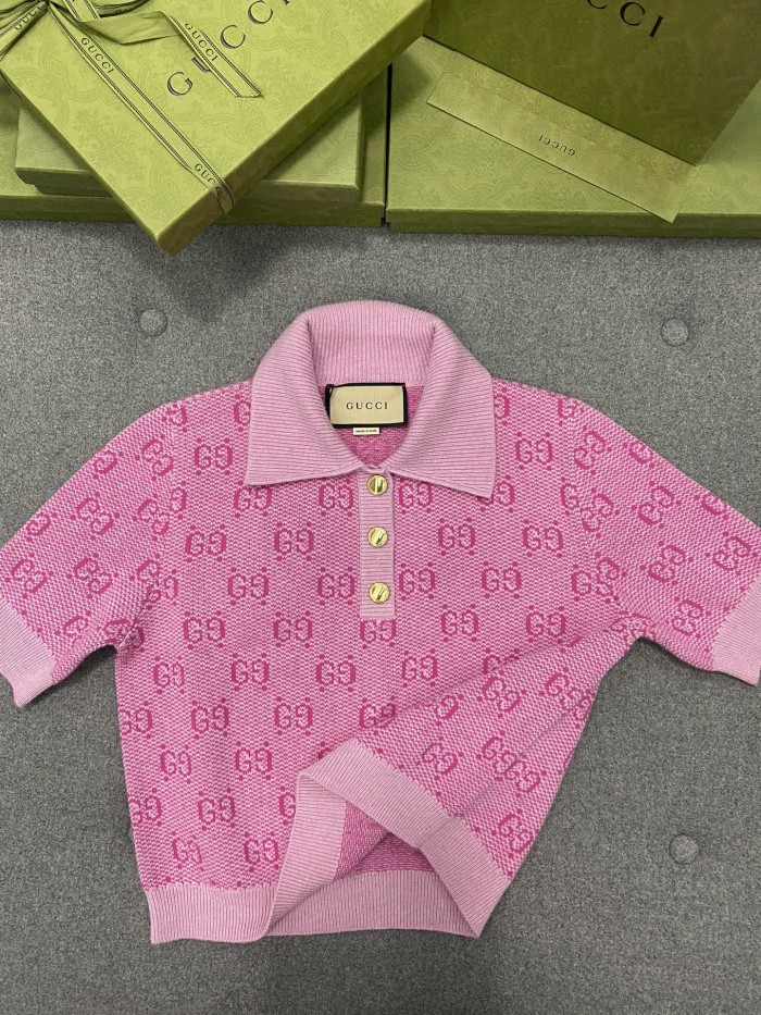 NIGO Gucci GG Wool Jacquard Polo #nigo375838