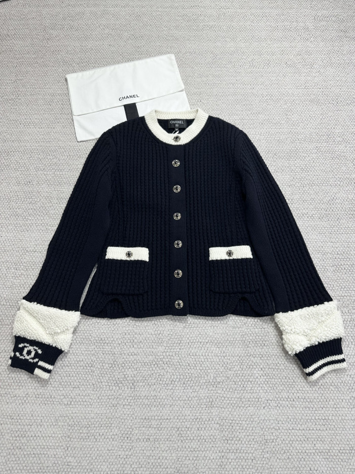 NIGO Chanel Jacket Wool Ecru Black #nigo375845