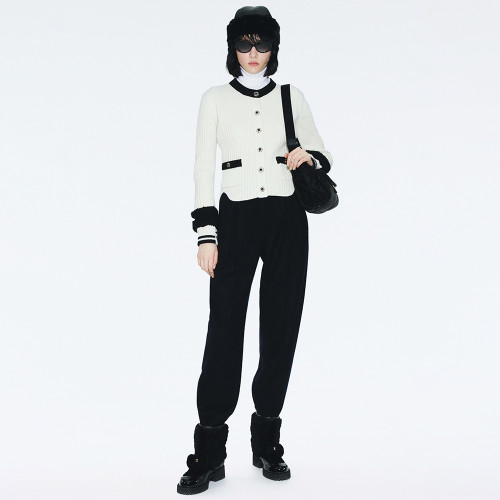 NIGO Chanel Jacket Wool Ecru Black #nigo375845