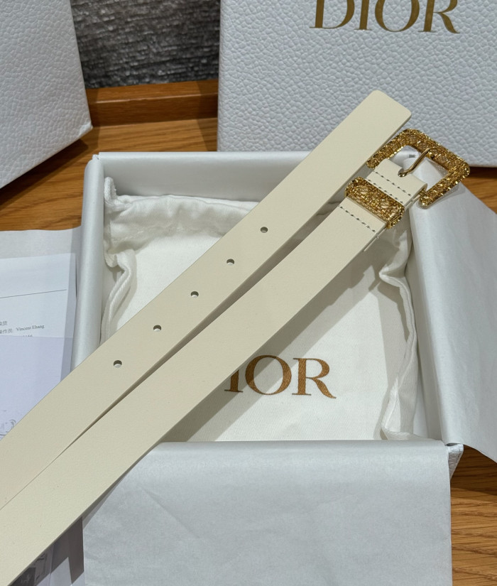 NIGO Dior Cannage Belt Black Smooth Calfskin 25MM #nigo375916
