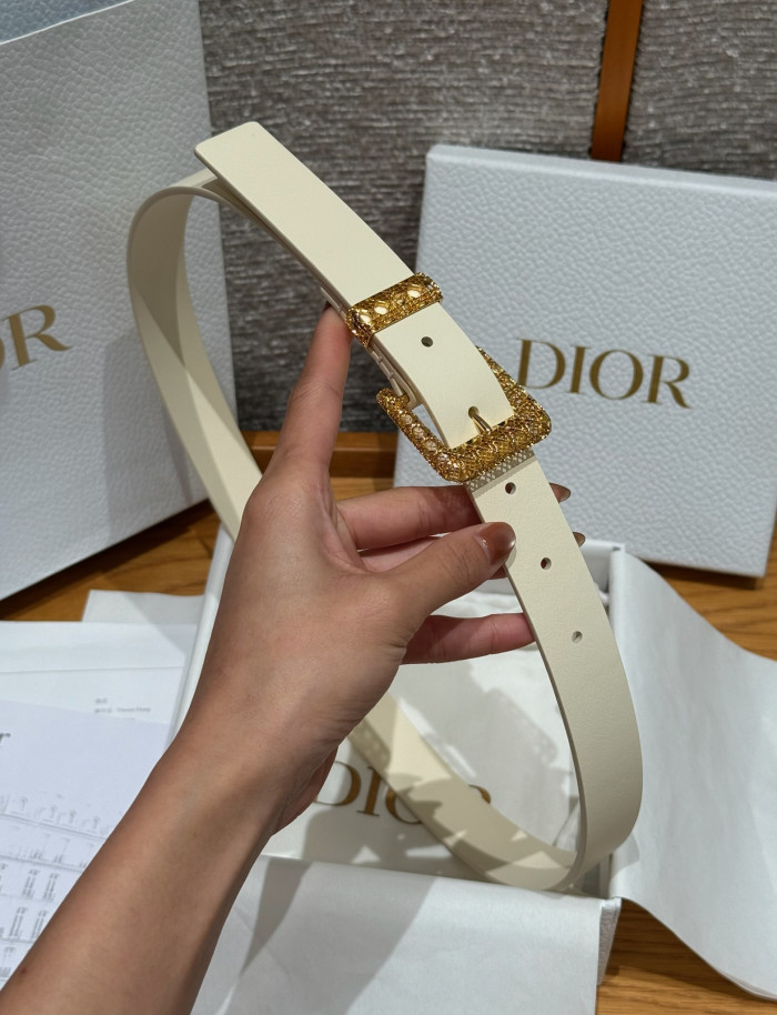NIGO Dior Cannage Belt Black Smooth Calfskin 25MM #nigo375916