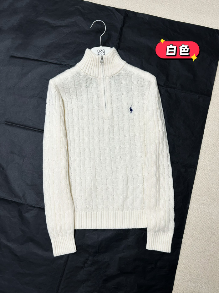 NIGO Ralph Lauren Cable-Knit Cotton Quarter Zip Jumper Women #nigo375944