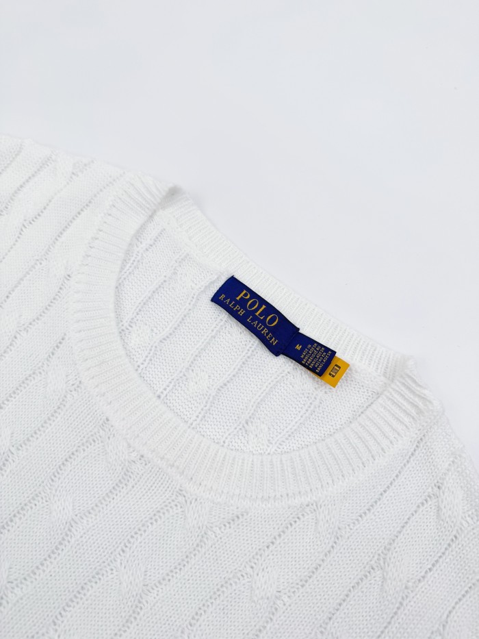 NIGO Ralph Lauren Cable Knit Cotton Sweater #nigo376042