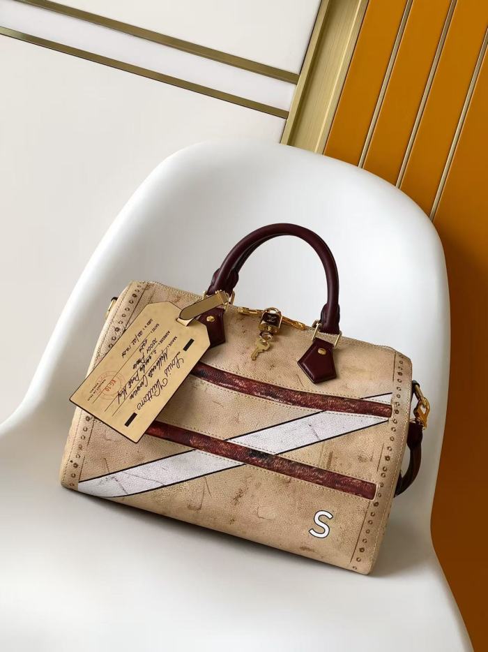 NIGO Louis Vuitton Speedy Soft 30 Monogram Canvas Bags M28149 #nigo376105