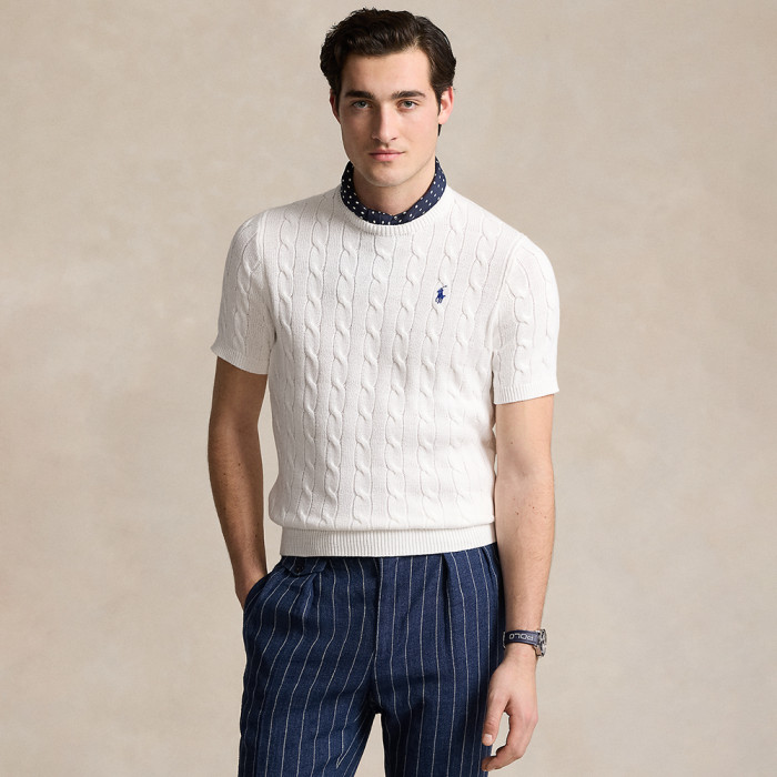 NIGO Ralph Lauren Cable Knit Cotton Sweater #nigo376042