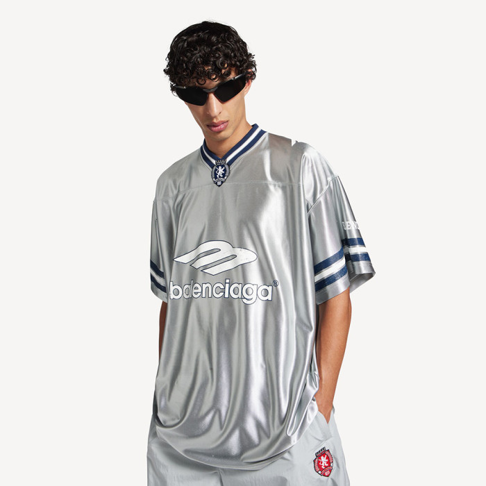 NIGO Balenciaga Men's 3b Football V-neck T-shirt Oversized #nigo376175