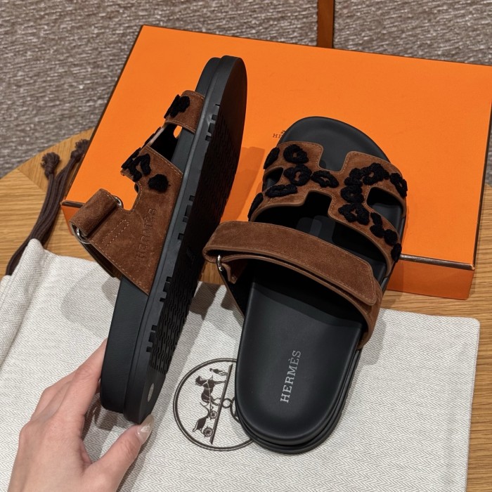 NIGO Hermès Chypre sandal Brown #nigo376389