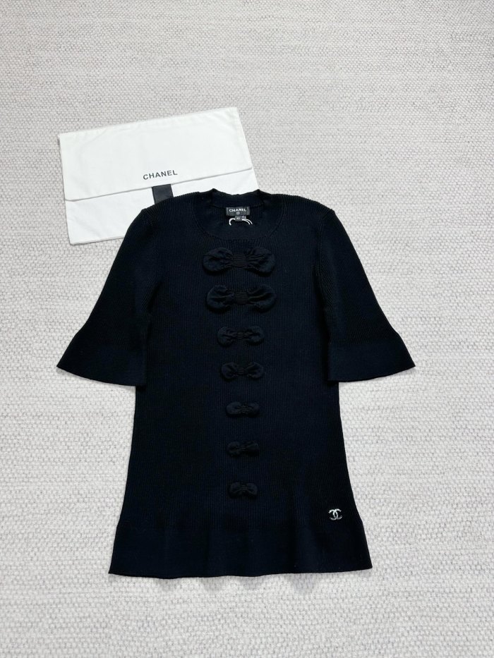 NIGO Chanel Top-quality Version Bow Knitted Short Sleeves #nigo376427