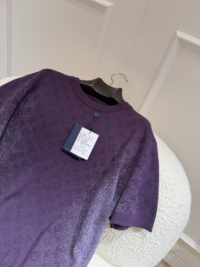 NIGO LOUIS VUITTON Monogram Jacquard Short-Sleeved Crewneck #nigo376469