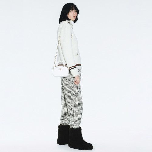 NIGO Chanel Sweater Cashmere Alpaca White Brown #nigo376477