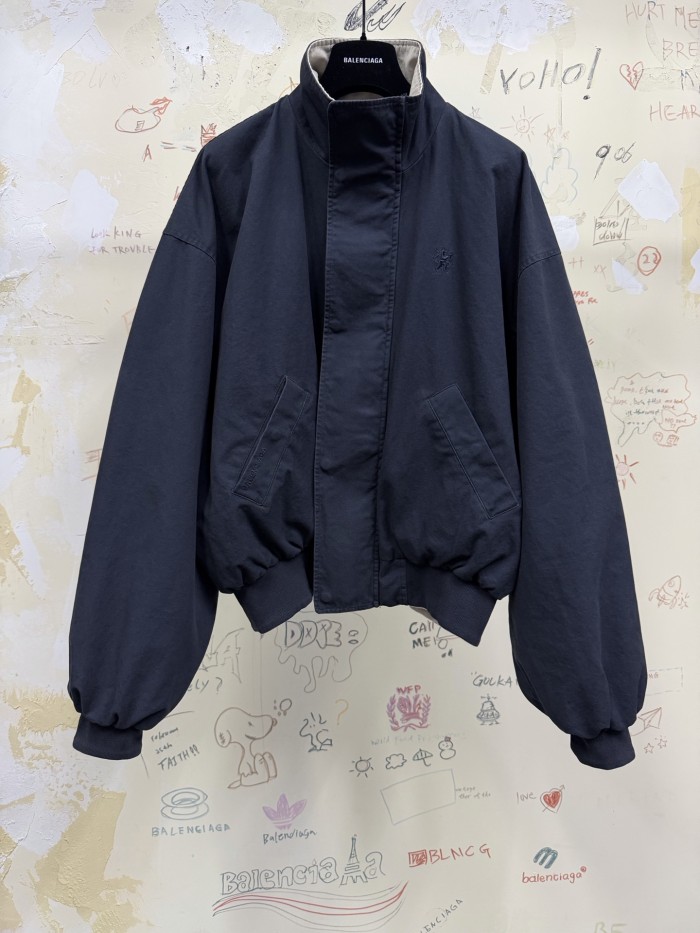 NIGO Balenciaga Top-quality Version Reversible Deconstructed Harrington Jacket #nigo376466