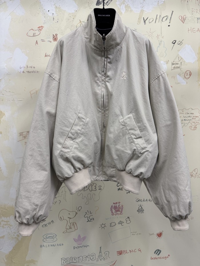 NIGO Balenciaga Top-quality Version Reversible Deconstructed Harrington Jacket #nigo376466