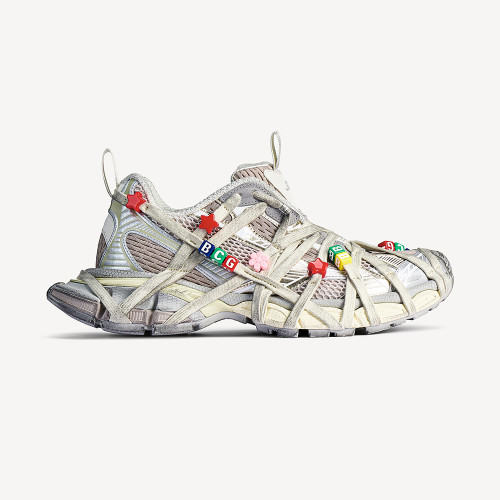 NIGO Balenciaga Women's 3xl Extreme Lace Sneaker in Eggshell Multicolor #nigo376551
