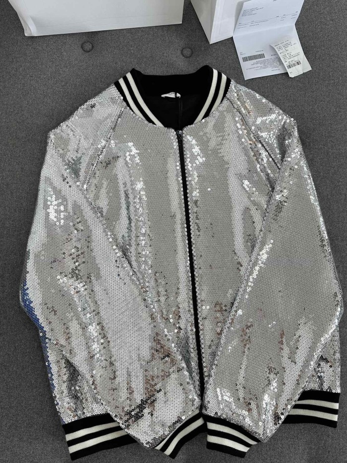 NIGO Celine Sequin Bomber Jacket #nigo288699