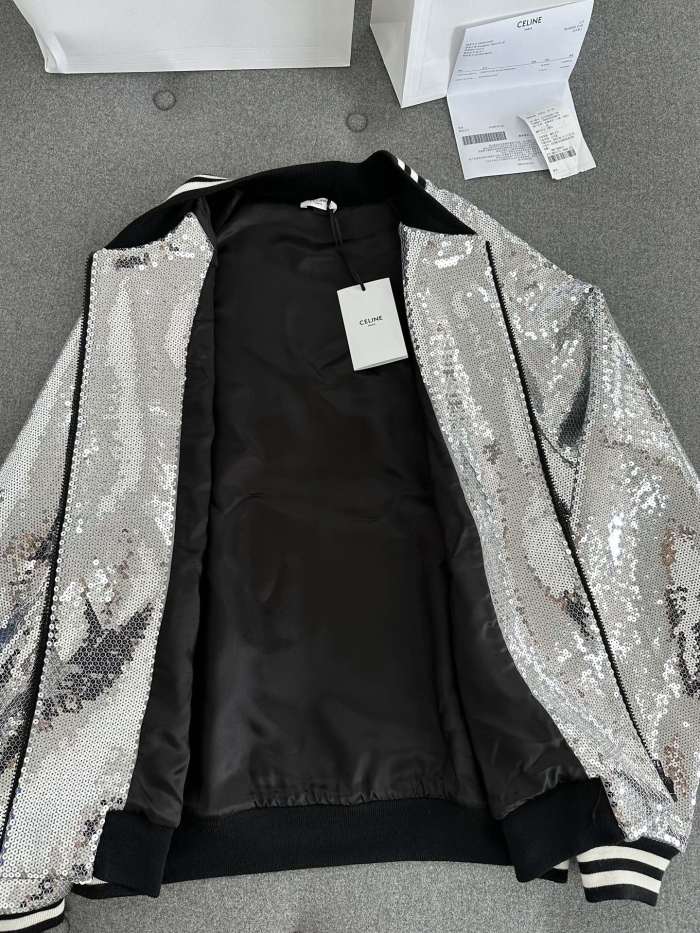 NIGO Celine Sequin Bomber Jacket #nigo288699