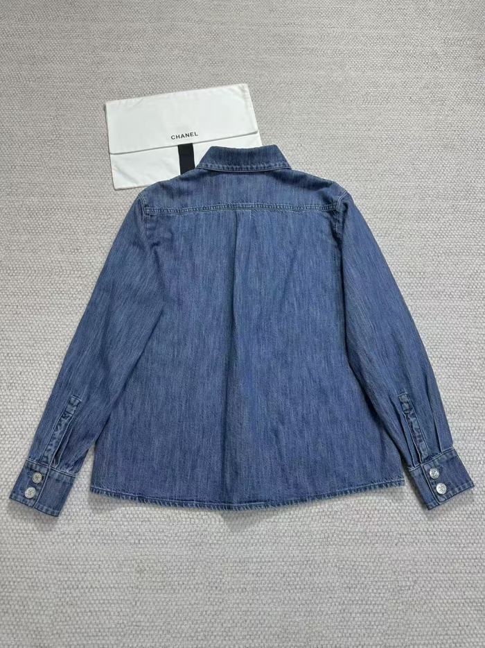 NIGO Chanel Top-quality Version Women's Blue Denim Jacket #nigo376831