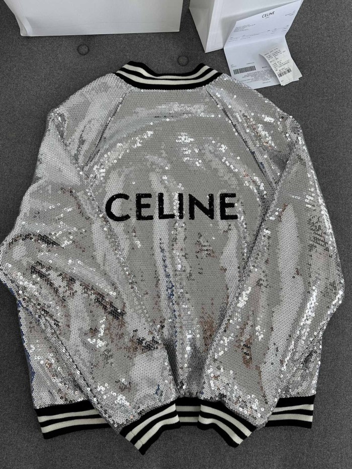 NIGO Celine Sequin Bomber Jacket #nigo288699