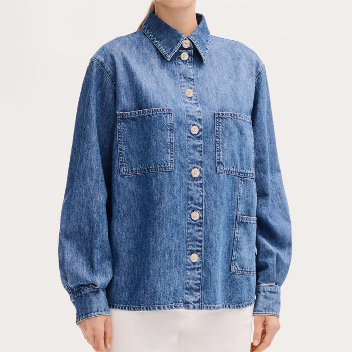 NIGO Chanel Top-quality Version Women's Blue Denim Jacket #nigo376831