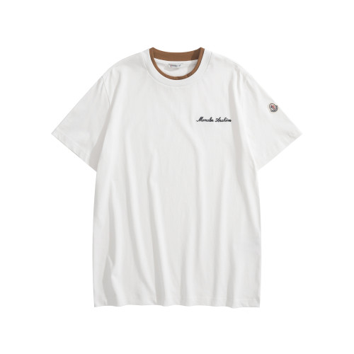Moncler Archive Embroidered Logo Cotton T-Shirt YB3800 2026 SS Spring Summer Collection 376869