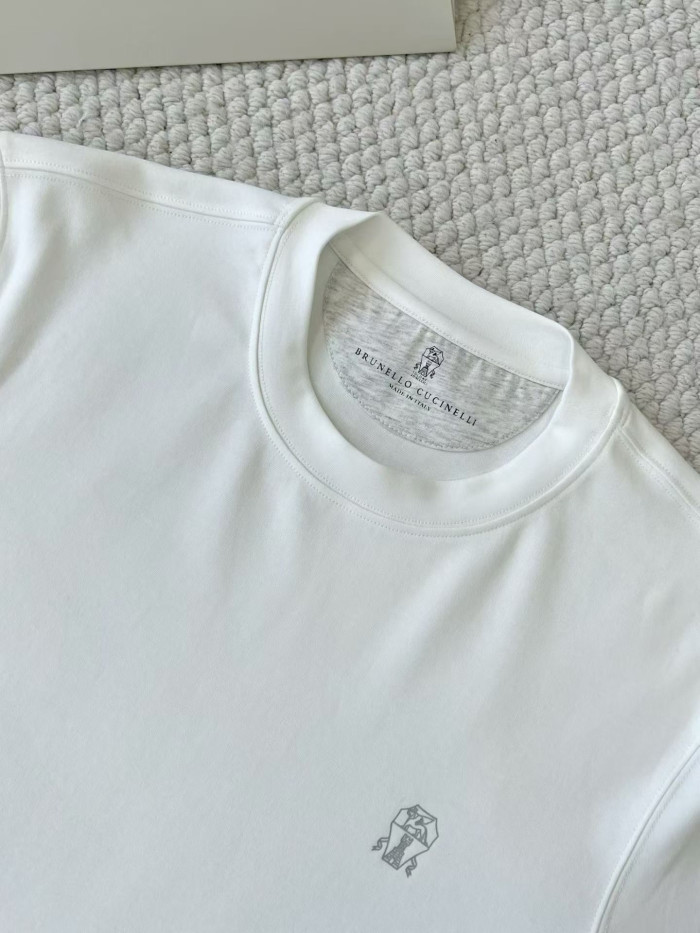 NIGO Brunello Cucinelli Cotton Jersey Slim Fit Crew Neck T-shirt With Logo #nigo376925