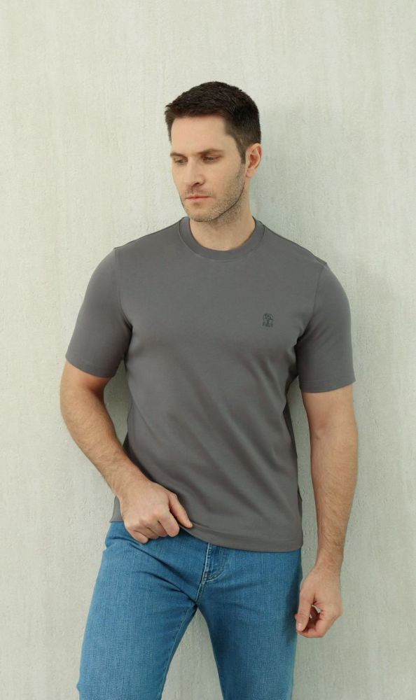 NIGO Brunello Cucinelli Cotton Jersey Slim Fit Crew Neck T-shirt With Logo #nigo376925