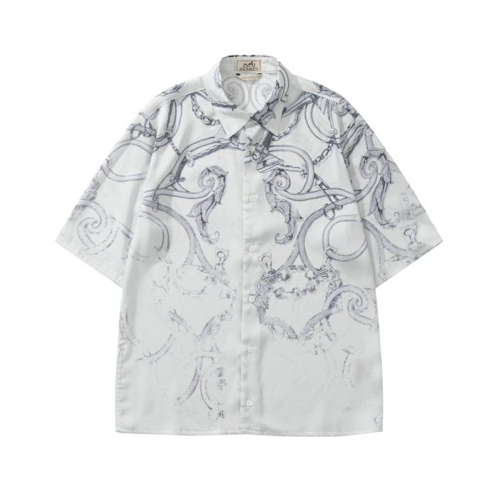 NIGO Hermes L'Instruction du Roy Patine Technology Silk Shirt #nigo324920