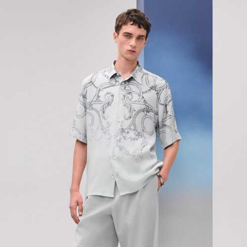 NIGO Hermes L'Instruction du Roy Patine Technology Silk Shirt #nigo324920