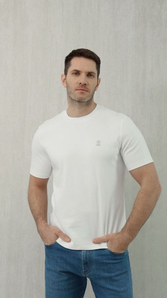 NIGO Brunello Cucinelli Cotton Jersey Slim Fit Crew Neck T-shirt With Logo #nigo376925