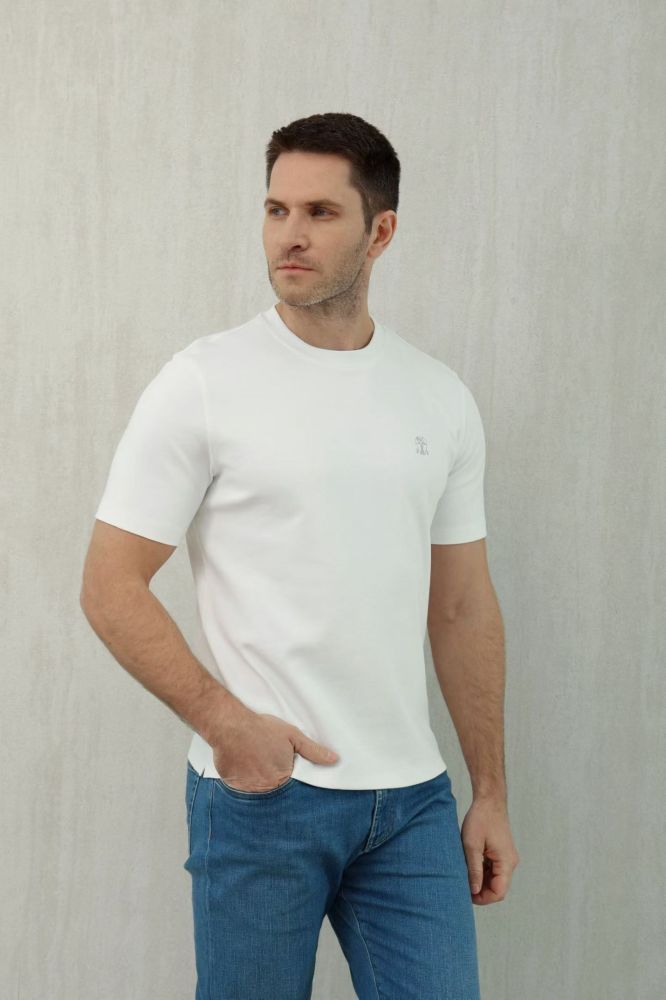 NIGO Brunello Cucinelli Cotton Jersey Slim Fit Crew Neck T-shirt With Logo #nigo376925