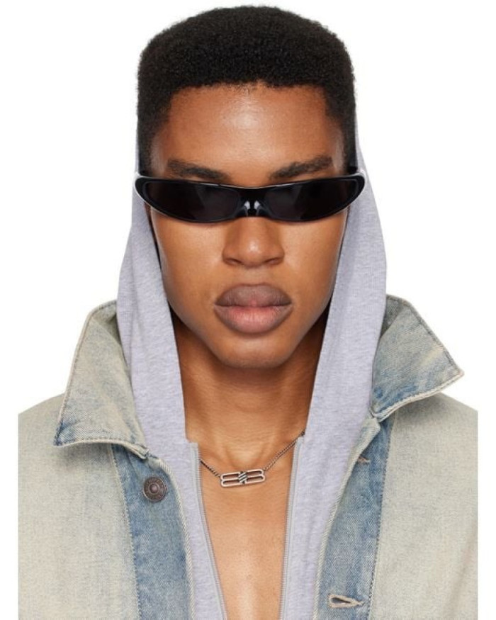 NIGO Balenciaga BB0383S Paris Family Shield Sunglasses #nigo376971