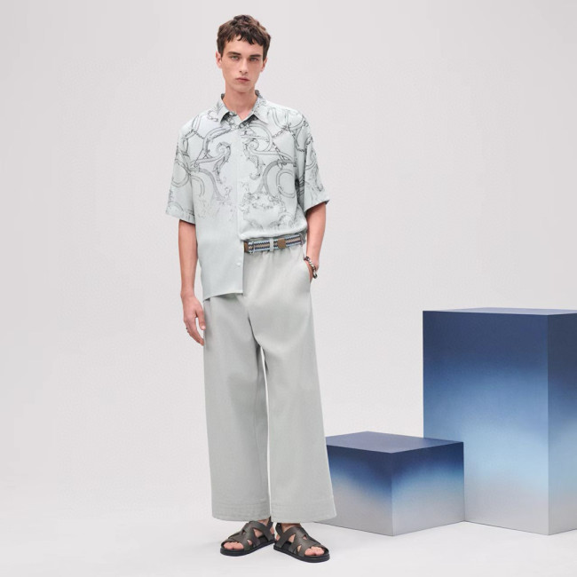 NIGO Hermes L'Instruction du Roy Patine Technology Silk Shirt #nigo324920